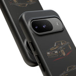 Trans Am Phone Case Black Gold, Three-View Vector Tough Cover