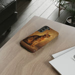 Abyssinian Warm Ticked Portrait Art Tough Phone Case