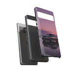 Sunset Skyline GT-R R32 phone case | car reflection, purple dusk