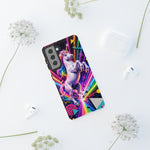 Neon Retro Rainbow Unicorn Phone Case | Tough Cases