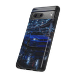 Skyline GT-R R34 Bayside Blue Tokyo Night Art Tough Phone Case