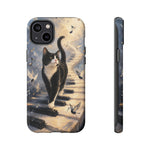 Piano Cat walking on keys Tough Case | Phone cover, musical cat art