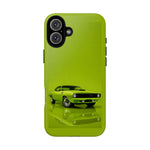 Green Cuda Muscle Car phone case for Gear Heads