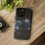 Camaro ZL1 Phone Case, Blue Track Smoke Studio Cover