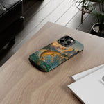 Leaping Golden Trout Lake Scene phone case | Tough Cover