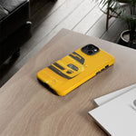 Yellow Supra Phone Case, MK4 90s JDM Legend Tough Protective Cover for Men