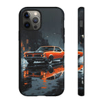 1966 GTO Orange Rainy City Tough Phone Case Cover Gift Art