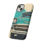 1957 Bel Air Turquoise Retro Tough Phone Case Classic Car Art Cover