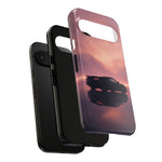 C8 Corvette Silhouette Pastel Horizon Case