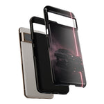 FC RX-7 Pink Neon Fog Column Tough Case