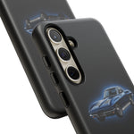 1963 Sting Ray Blue Glow Tough Phone Case Cover Gift Art