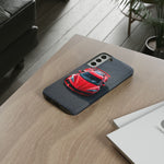 Red C8 Z06 Track Wing Tough Phone Case Cover Gift Art