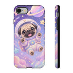 Cute Astronaut Pug Phone Case | Space Puppy Galaxy Stars