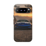 C6 Z06 Corvette Phone Case, Blue Mountain Dusk Cover, Gift