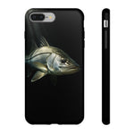 Snook Fishing Phone Case, Saltwater Portrait Black Cover, Gift