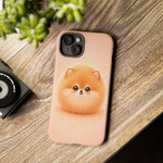 Pomeranian Kawaii Puffball Chibi Pet Dog Art Tough Phone Case