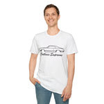 1969 Cutlass Black Outline Silhouette Emblem Classic Car T-Shirt Fan Gift