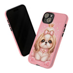 Shih Tzu Princess Kawaii Chibi Puppy Pet Dog Art Tough Phone Case