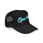 Opa Locka Miami Trucker Hat Retro Script Snapback Neon Pastel South Florida Streetwear Cap