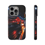 C3 Drag Strip Launch Night Phone Case Muscle Car Tough Case