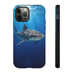 Tiger Shark Phone Case, Dappled Blue Water Tough Cover