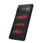 Red MR2 JDM Sports Car Phone Case Tough Multi View