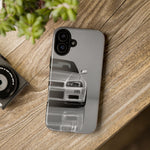 Silver Skyline Phone Case, R34 GTR 90s JDM Legend Tough Cover for Men Gift