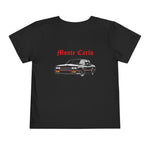 Monte Carlo SS Muscle Car Toddler T-Shirt Graphic Tee Black Red Design