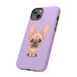 French Bulldog Bat Ears Kawaii Pet Dog Art Tough Phone Case