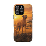 Rhodesian Ridgeback African Savanna Art Tough Phone Case