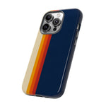 Retro Rainbow Stripe Phone Case | Tough Phone Case