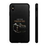 1978 Trans Am Phone Case Featuring Black Firebird Muscle Car Artwork