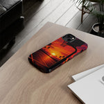 Basketball Court Sunset Phone Case | Tough Phone Case
