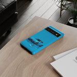 RX-7 Cyan Studio Phone Case Studio Color Match Car Art