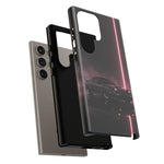 FC RX-7 Pink Neon Fog Column Tough Case