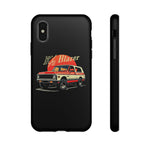 Orange Chevy K5 Blazer Retro SUV Illustration phone case