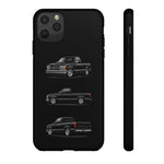 Black Silverado Classic Pickup Tough Phone Case for Chevy Truck Fans