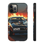 Firebird Trans Am Black Gold Eagle Art Tough Phone Case