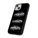 Silver Prelude Sports Coupe Tough Phone Case for JDM Fans