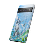 Copy of Silver Butterflies Tough Case | Blue Sky Water Droplets Phone Cover