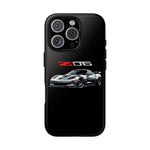 Silver C6 Z06 Phone Case for Chevy Fans, Tough Cover