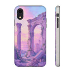 Roman Ruins Pastel Sky Vaporwave Art Tough Phone Case