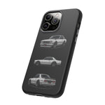 Silver Hakosuka Skyline Classic Sports Car Tough Phone Case for JDM Fans