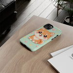 Shiba Inu Kawaii Chibi Smile Pet Dog Art Tough Phone Case