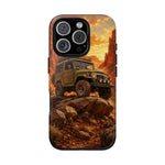 Land Cruiser FJ40 Classic 4x4 Red Rock Canyon Art Tough Phone Case