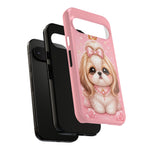 Shih Tzu Princess Kawaii Chibi Puppy Pet Dog Art Tough Phone Case