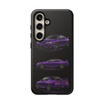 Purple R33 Skyline GTR JDM Sports Car Phone Case Tough Multi View