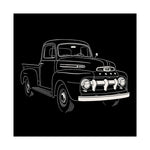 1952 Ford F1 Pickup Poster Wall Art Print Classic Truck Garage Decor Gift