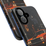 Challenger RT Phone Case, Rainy City Night Muscle Car Tough Cover