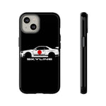 R34 Skyline Japanese Flag Race Car Phone Case | JDM GT-R Tough Cover